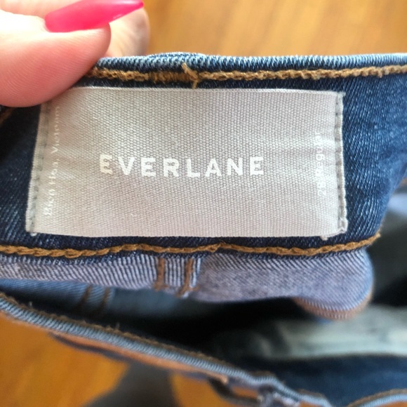 Women’s Everlane high rise skinny stretch jeans denim blue 28 EUC - Picture 5 of 5